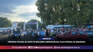 PERSONAL POLICIAL DE SANTA FE RECLAMAN AMPLIACIÓN DEL PLAN INTEGRAL DE SEGURIDAD