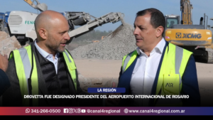 DROVETTA FUE DESIGNADO PRESIDENTE DEL AEROPUERTO ROSARINO