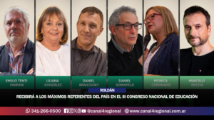 ROLDÁN RECIBIRÁ A LOS MÁXIMOS REFERENTES DEL PAÍS EN EL III CONGRESO NACIONAL DE EDUCACIÓN