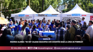 RODRIGO ALONSO: “NO HAY CALIDAD EDUCATIVA CON DOCENTES BAJO LA LÍNEA DE POBREZA Y OBLIGADOS A TRABAJAR ENFERMOS”