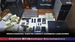 OPERATIVO INTERNACIONAL «ALIADOS POR LA INFANCIA VI»: ALLANAMIENTOS Y CUATRO DETENIDOS EN ROSARIO Y LA REGIÓN