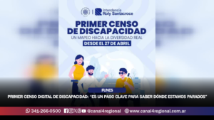 FUNES LANZA EL PRIMER CENSO DIGITAL DE DISCAPACIDAD: “ES UN PASO CLAVE PARA SABER DÓNDE ESTAMOS PARADOS”