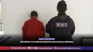 PUERTO SAN MARTÍN: DETUVIERON A UN JOVEN BUSCADO POR ABUSO SEXUAL AGRAVADO