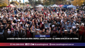 ROLDÁN CELEBRA SUS 160 AÑOS A LO GRANDE: DESFILE, LOCRO GIGANTE Y EL CIERRE ESTELAR DE LOS TOTORA