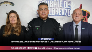 VÍCTOR RIVERO ASUMIÓ COMO NUEVO JEFE DE LA UNIDAD REGIONAL XVII EN SAN LORENZO