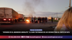 “ESTAMOS EN EL ABANDONO ABSOLUTO”: EL DURO TESTIMONIO DE LOS VECINOS DE APEADERO ECHEVERRÍA TRAS EL CORTE DE RUTA