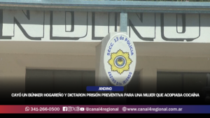 PUEBLO ANDINO: CAYÓ UN BÚNKER HOGAREÑO Y DICTARON PRISIÓN PREVENTIVA PARA UNA MUJER QUE ACOPIABA COCAÍNA