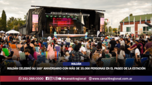 ROLDÁN CELEBRÓ SU 160° ANIVERSARIO CON MÁS DE 35.000 PERSONAS