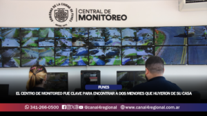 SUSTO CON FINAL FELIZ: EL CENTRO DE MONITOREO FUE CLAVE PARA ENCONTRAR A DOS MENORES QUE HUYERON DE SU CASA TRAS UNA DISCUSIÓN