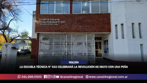 LA ESCUELA TÉCNICA N° 643 CELEBRARÁ LA REVOLUCIÓN DE MAYO CON UNA PEÑA