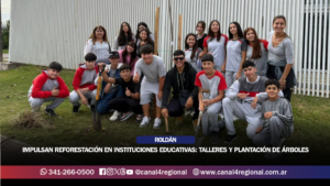 ROLDÁN IMPULSA LA REFORESTACIÓN EN INSTITUCIONES EDUCATIVAS: TALLERES Y PLANTACIÓN DE ÁRBOLES