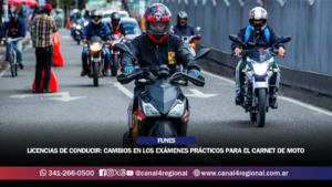 LICENCIAS DE CONDUCIR: CAMBIOS EN LOS EXÁMENES PRÁCTICOS PARA EL CARNET DE MOTO