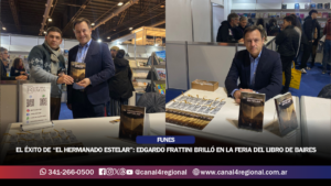 EL ÉXITO DE “EL HERMANADO ESTELAR”: EDGARDO FRATTINI BRILLÓ EN LA FERIA DEL LIBRO