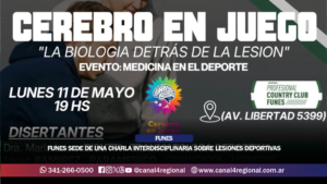 FUNES SEDE DE UNA CHARLA INTERDISCIPLINARIA SOBRE LESIONES DEPORTIVAS