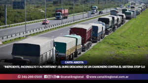 «INEFICIENTE, INCONSULTO Y AUTORITARIO»: EL DURO DESCARGO DE UN CAMIONERO CONTRA EL NUEVO SISTEMA STOP 5.0