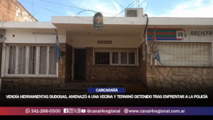 CARCARAÑÁ: VENDÍA HERRAMIENTAS DUDOSAS, AMENAZÓ A UNA VECINA Y TERMINÓ DETENIDO TRAS ENFRENTAR A LA POLICÍA