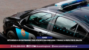 VIOLENCIA EN FUNES: DETUVIERON A UN MATRIMONIO TRAS ATACAR A UNA EMPLEADA Y TIRARLE LA ROPA POR EL BALCÓN