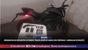 ROSARIO: DESBARATAN UN SECUESTRO EXTORSIVO TRAS EL ENVÍO DE VIDEOS CON TORTURAS Y AMENAZAS DE MUERTE