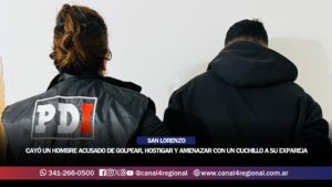 SAN LORENZO: CAYÓ EN UN TALLER MECÁNICO UN HOMBRE ACUSADO DE GOLPEAR, HOSTIGAR Y AMENAZAR CON UN CUCHILLO A SU EXPAREJA