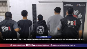 EL SISTEMA «LINCE» FUE CLAVE PARA ESCLARECER BALACERAS E INCENDIOS EN VILLA GOBERNADOR GÁLVEZ