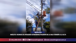 INSÓLITO EN APEADERO ECHEVERRÍA: DENUNCIAN QUE LA EPE CONECTÓ MAL UNA OBRA Y QUEMÓ ELECTRODOMÉSTICOS EN TODO EL BARRIO