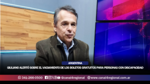 DIEGO GIULIANO ALERTÓ SOBRE EL VACIAMIENTO DE LOS BOLETOS GRATUITOS PARA PERSONAS CON DISCAPACIDAD Y PACIENTES ONCOLÓGICOS