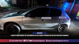 ROLDÁN: FUERTE DESPLIEGUE DE SEGURIDAD EN UN NUEVO OPERATIVO DE SATURACIÓN URBANA