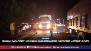 PROGRAMA «SANTA FE PESA»: MÁS DE 11.000 CAMIONES FISCALIZADOS PARA PROTEGER LA INVERSIÓN EN RUTAS