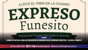 FUNES SE PREPARA PARA LAS VACACIONES DE INVIERNO CON EL ESPERADO DEBUT DEL «EXPRESO FUNESITO»