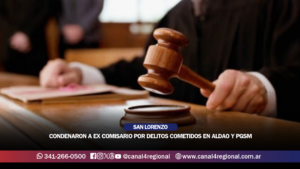 CONDENARON A EX COMISARIO POR DELITOS COMETIDOS EN ALDAO Y PGSM