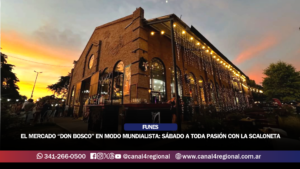 EL MERCADO “DON BOSCO” EN MODO MUNDIALISTA: SÁBADO A TODA PASIÓN CON LA SCALONETA