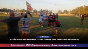 ROLDÁN RUGBY SUBCAMPEÓN DE LA COPA DE BRONCE DEL TORNEO NIVEL DESARROLLO