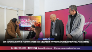 CON CUATRO OFERTAS, SANTA FE INVERTIRÁ MÁS DE $659 MILLONES EN INFRAESTRUCTURA ELÉCTRICA PARA FUNES Y PÉREZ