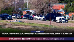 GOLPE AL NARCOTRÁFICO EN FUNES Y ROLDÁN: 11 ALLANAMIENTOS Y MÚLTIPLES DETENIDOS POR EL CRIMEN DE RAMIRO NAST