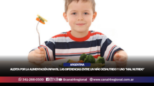 ALERTA POR LA ALIMENTACIÓN INFANTIL: LAS DIFERENCIAS ENTRE UN NIÑO DESNUTRIDO Y UNO «MAL NUTRIDO»