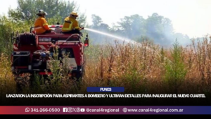 FUNES: LANZARON LA INSCRIPCIÓN PARA ASPIRANTES A BOMBEROS VOLUNTARIOS Y ULTIMAN DETALLES PARA INAUGURAR EL NUEVO CUARTEL