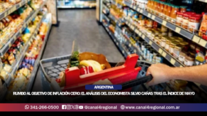RUMBO AL OBJETIVO DE INFLACIÓN CERO: EL ANÁLISIS DEL ECONOMISTA SILVIO CAÑAS TRAS EL ÍNDICE DE MAYO