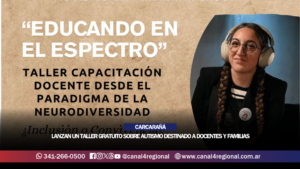 CARCARAÑÁ: LANZAN UN TALLER GRATUITO SOBRE AUTISMO DESTINADO A DOCENTES Y FAMILIAS