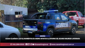 CAUSA ALVARADO: REVELAN QUE LOS ALLANAMIENTOS EN PUEBLO ANDINO APUNTAN AL ENTORNO DEL SICARIO MAURICIO LAFERRARA