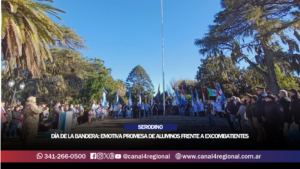 SERODINO CELEBRÓ EL DÍA DE LA BANDERA: EMOTIVA PROMESA DE ALUMNOS FRENTE A EXCOMBATIENTES 