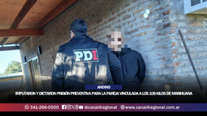 CASO SERODINO: IMPUTARON Y DICTARON PRISIÓN PREVENTIVA PARA LA PAREJA VINCULADA A LOS 108 KILOS DE MARIHUANA