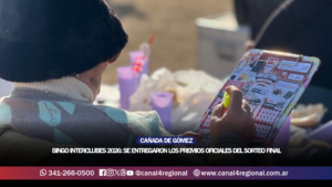 BINGO INTERCLUBES 2026: SE ENTREGARON LOS PREMIOS OFICIALES DEL SORTEO FINAL