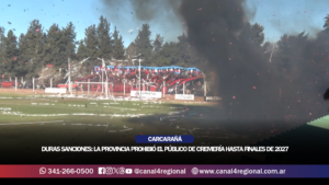DURAS SANCIONES: LA PROVINCIA PROHIBIÓ EL PÚBLICO DE CREMERÍA HASTA FINALES DE 2027