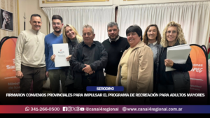 DEPARTAMENTO IRIONDO: FIRMARON CONVENIOS PROVINCIALES PARA IMPULSAR EL PROGRAMA DE RECREACIÓN PARA ADULTOS MAYORES