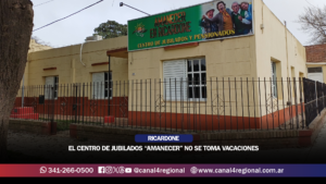 EL CENTRO DE JUBILADOS “AMANECER” DE RICARDONE NO SE TOMA VACACIONES