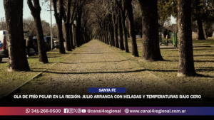 OLA DE FRÍO POLAR EN LA REGIÓN: JULIO ARRANCA CON HELADAS Y TEMPERATURAS BAJO CERO
