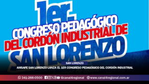 AMSAFE SAN LORENZO LANZA EL 1ER CONGRESO PEDAGÓGICO DEL CORDÓN INDUSTRIAL: DEBATE, FORMACIÓN Y PUNTAJE DOCENTE