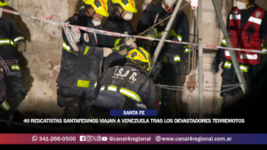 MISIÓN HUMANITARIA: 40 RESCATISTAS SANTAFESINOS VIAJAN A VENEZUELA TRAS LOS DEVASTADORES TERREMOTOS