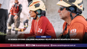 DE REGRESO EN FUNES: GUILLERMO MILLIKONSKY RELATÓ LOS DUROS DESAFÍOS EN VENEZUELA Y CÓMO CUIDARON AL CAN YACO DEL CALOR TROPICAL