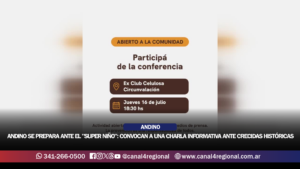 PUEBLO ANDINO SE PREPARA ANTE EL «SUPER NIÑO»: CONVOCAN A UNA CHARLA INFORMATIVA ANTE EL RIESGO DE CRECIDAS HISTÓRICAS